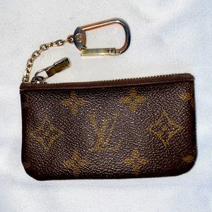 Louis Vuitton Monogram Cles Key Coin Pouch